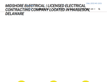 Tablet Screenshot of midshoreelectric.com